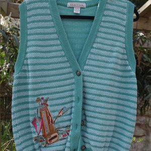 Vintage Izod Sweater Vest